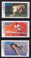 Germany BRD 1988 Mi 1353-55 ** MNH Fussball Tennis Kunstspringen   (70105 - Sonstige & Ohne Zuordnung