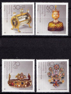 Germany BRD 1988 Mi 1383-86 ** MNH Gold + Silber Schmiedekunst Gold   (70102 - Other & Unclassified