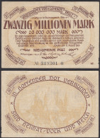 Speyer Kreisgemeinde Pfalz 20 Millionen Mark NOTGELD Gutschein 1923     (32282 - Autres & Non Classés