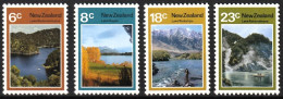 1972 New Zealand Lakes Set (** / MNH / UMM) - Geography