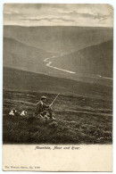 MOUNTAIN, MOOR AND RIVER : SHOOTING GAME / FENAY BRIDGE CDS POSTMARK / HUDDERSFIELD, FARNLEY TYAS, IVY LEIGH (BATTERSBY) - Tir (Armes)