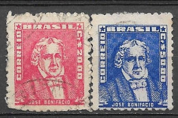 Brasil 1959 Série Bisneta José Bonifácio RHM 510-511 Scott 800-801 - Used Stamps