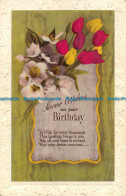 R162923 Greetings. Sincere Wishes On Your Birthday. Flowers - World