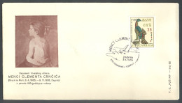 .Yugoslavia, 1965-04-03, Croatia, Zagreb, Menci Clement Crnčić, Painter, Special Postmark & Cover - Other & Unclassified