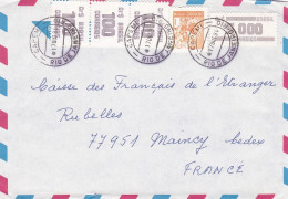 Brésil -1986--lettre De RIO DE JANEIRO Pour MAINCY -77  (France).composition De Timbres Sur Lettre, Cachets - Brieven En Documenten
