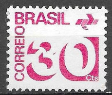 Brasil 1975 Tipo Cifras E Com Barras Fosforescentes RHM 549 - Ungebraucht