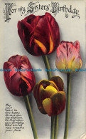 R163350 Greetings. For My Sisters Birthday. Tulips. M. And L. National - Monde