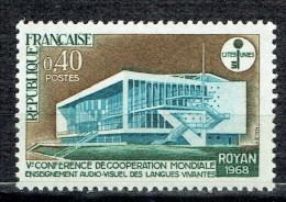 5ème Conférence De Coopération Mondiale Pour L'enseignement Audiovisuelle Des Langues Vivantes à Royan - Unused Stamps