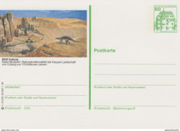 Germany 190, Prehistoric Humans, Natural History Museum In Coburg, Postal Stationery - Prehistorics