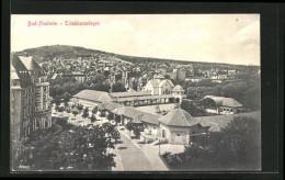 AK Bad Nauheim, Trinkkuranlagen Mit Ortsansicht  - Bad Nauheim