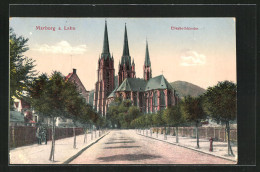 AK Marburg A. Lahn, Blick Zur Elisabethkirche  - Marburg