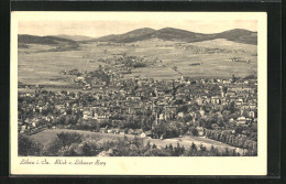 AK Löbau I. Sa., Blick Vom Löbauer Berg Auf Den Ort  - Loebau