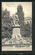 AK Lübeck, Geibeldenkmal Im Sonnenschein  - Lübeck