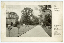 WEYBRIDGE : OATLANDS PARK HOTEL - THE TERRACE / CDS POSTMARK / BINGLEY, MORNINGTON ROAD - Surrey