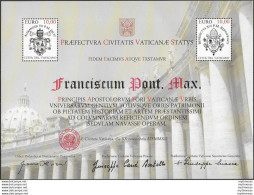 2013 Vaticano Colonnato "Franciscum Pont. Max." MS MNH - Autres & Non Classés