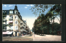 AK Bad Nauheim, Parkstrasse Mit Hotel Haus Terminus  - Bad Nauheim