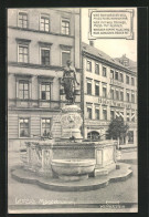 AK Leipzig, Partie Am Mägdebrunnen Mit Hôtel Wartburg  - Leipzig