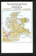 AK Bergen /Rügen, Spezial-Wanderkarte Der Insel Rügen, Landkarte  - Landkaarten