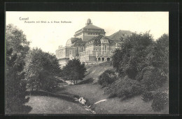 AK Kassel, Auepartie Mit Blick A. D. Neue Hoftheater  - Théâtre