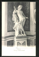 AK Kassel, Mamorbad, Statue Narciss  - Kassel