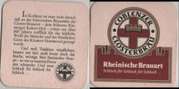 5005861 Bierdeckel Quadratisch - Coblenzer Closterbräu - Sous-bocks