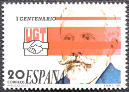 España Spain 1988 UGT Mi 2827  Yv 2562  Edi 2948  Nuevo New MNH ** - Unused Stamps