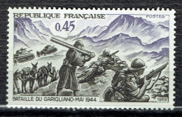 25ème Anniversaire De La Victoire De Garigliano - Unused Stamps