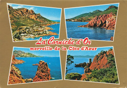 CPSM La Corniche D'Or-Merveille De La Côte D'Azur-Multivues-Timbre   L2966 - Andere & Zonder Classificatie