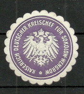 GERMANY Deutschland Keiserlich Deutscher Kreischef Für Sokolow-Wengrow Poland Siegelmarke Seal Stamp MNH - Altri & Non Classificati