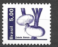 Brasil 1982 Recursos Económicos Nacionais -  Cebola Branca RHM 605 - Unused Stamps