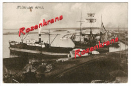 Sweden Sverige Suede AK Holmsund Holmsunds Hamnen Old Postcard Brefkort CPA RARE Carte Postale - Suède