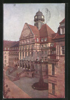 AK Kassel, Rathaus Mit Brunnen  - Kassel