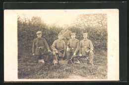 Foto-AK Infanteristen Mit Maschinengewehr  - Oorlog 1914-18