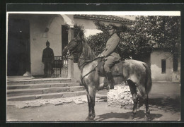 Foto-AK Uniformfoto Von Soldat Auf Ross  - Guerre 1914-18