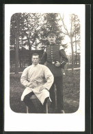 Foto-AK Uniformfoto, Militärmusiker  - Oorlog 1914-18