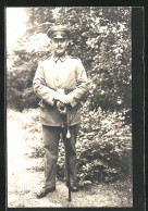 Foto-AK Uniformfoto, Soldat Des 52ten Mit Säbel  - Oorlog 1914-18