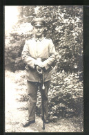 Foto-AK Uniformfoto, Soldat Des 52. Mit Säbel  - Guerre 1914-18