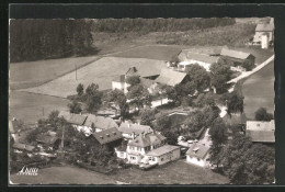 AK Saalenstein, Ortsansicht Mit Gasthof Und Pension Kramer Aus Der Vogelschau  - Sonstige & Ohne Zuordnung