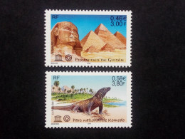 FRANKREICH UNESCO MI-NR. 51-52 POSTFRISCH(MINT) UNESCO WELTERBE 2001 PYRAMIDE WARAN - Unused Stamps