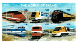 Grenada - 1999 - The World Of Trains - Yv 3492/97 - Trenes
