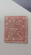 O) 1866 COLOMBIA,  BOLIVAR, ORIGINALLY A STATE,  DEPARMENT OF THE REPUBLIC OF COLOMBIA, FIVE STARS BELOW SHIELD,  SCT  3 - Colombia