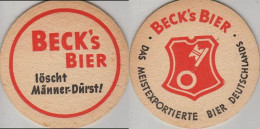 5005160 Bierdeckel Rund - Becks - Sous-bocks
