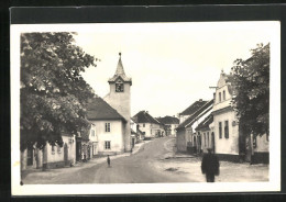 AK Kasejovice, Strassenpartie Mit Kirche  - Tchéquie