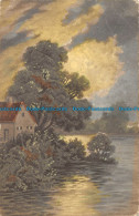 R162545 Old Postcard. Lake And House. O. I. A - Monde