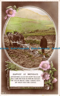 R162568 Greetings. Happiest Of Birthdays. Work On The Fields. RP. 1931 - Monde