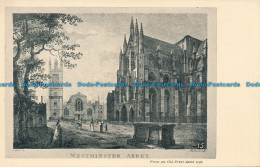 R163082 Westminster Abbey. Old Print - Monde