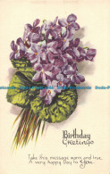 R162570 Birthday Greetings. Flowers - Monde