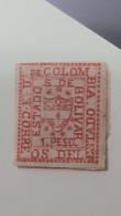 O) 1866 COLOMBIA,  BOLIVAR, ORIGINALLY A STATE,  DEPARMENT OF THE REPUBLIC OF COLOMBIA, FIVE STARS BELOW SHIELD,  SCT  3 - Kolumbien