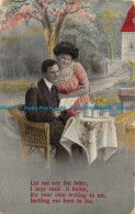 R163110 Old Postcard. Woman With Man - Monde
