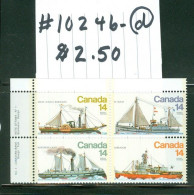 Mounted Police Montée; GRC / RCMP; Gendarmerie; Sc. # 776-9; Navire St Rock Boat; Timbres Neufs / Mint Stamps (10246-d) - Unused Stamps